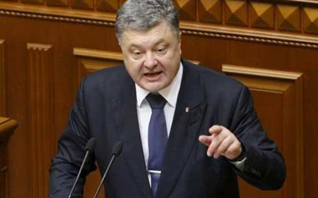Tổng thống Ukraine Petro Poroshenko.